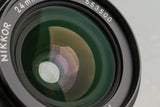 Nikon Nikkor 24mm F/2.8 Ai Lens #58240A5
