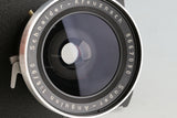 Schneider-Kreuznach Super-Angulon 90mm F/8 Lens #58303B3