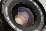 Canon FD 28mm F/2.8 S.C. Lens #58333F4