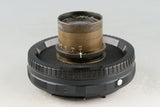 J.H.Dallmeyer London No.3 SER IV CARFAC PATENT 180mm F/6.3 Pentax 67 Mount Modified Lens #58337C4