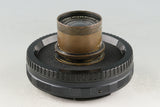 J.H.Dallmeyer London No.3 SER IV CARFAC PATENT 180mm F/6.3 Pentax 67 Mount Modified Lens #58337C4