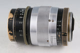 Telica Anastigmat 73mm F/1.9 Lens for Leica L39 CLA By Kanto Camera #58339T