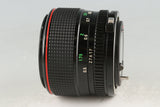 Canon FD 50mm F/1.2 L Lens #58370F4