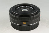 Leica Elmarit-TL 18mm F/2.8 ASPH. Lens With Box #58456L1