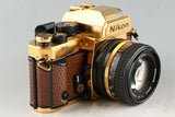 Nikon FA Gold + Nikkor 50mm F/1.4 Ais Lens With Box #58551L4
