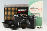 Nikon S3 Year 2000 Limited Edition Black + Nikkor-S 50mm F/1.4 Lens With Box #58552L4