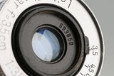 Leica Leitz Elmar 35mm F/3.5 Lens for Leica L39 #58564T