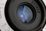 Leica Leitz Elmar 35mm F/3.5 Lens for Leica L39 #58564T