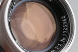 Leica Leitz Summicron 50mm F/2 Lens for Leica L39 #58601T