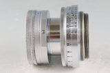 Leica Leitz Summicron 50mm F/2 Lens for Leica L39 CLA By Kanto Camera #58602T
