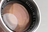 Leica Leitz Summicron 50mm F/2 Lens for Leica M #58651T