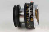 Leica Leitz Elmar-M 50mm F/2.8 E39 Lens for Leica M #58652T