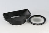 Fujifilm TX-1 + Super-EBC Fujinon 30mm F/5.6 Lens + Center Filter ND-3X + Lens Hood #58909D4