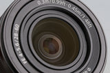 Sony FE 28-60mm F/4-5.6 Lens for E-Mount #59085E5