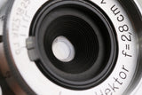 Leica Leitz Hektor 28mm F/6.3 Lens + Hood for Leica L39 #59239T