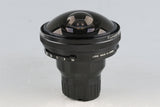 Nikon Fisheye-Nikkor 7.5mm F/5.6 Lens for Nikon F #59240L4