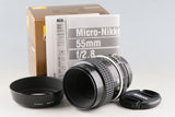 Nikon Micro-Nikkor 55mm F/2.8 Ais Lens With Box #59291L4