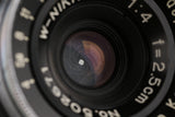 Nikon W-NIKKOR・C 25mm F/4 Lens for Leica L39 #59293A4