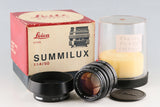 Leica Leitz Summilux 50mm F/1.4 Lens for Leica M With Box #59340L1