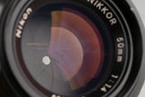 Nikon F2 Photomic S DP-2 + Nikkor 50mm F/1.4 Lens #59345D3
