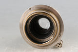 Leica Leitz Elmar 50mm F/3.5 Lens for Leica L39 #59365T