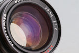 Voigtlander Nokton 35mm F/1.2 Aspherical Lens for Leica M With Box #59567L7