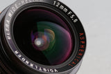 Voigtlander Ultra Wide-Heliar 12mm F/5.6 Aspherical Lens for Leica L39 + Viewfinder #59616C2