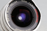 Voigtlander Super Wide-Heliar 15mm F/4.5 ASPH Lens for Leica L39 #59681C1