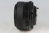 Minolta MD 50mm F/1.4 Lens for MD Mount #59691F5