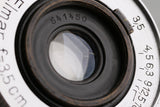 Leica Leitz Elmar 35mm F/3.5 Lens for Leica L39 #59715T