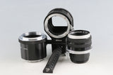 Nikon F Bellows Focusing Attachment Model III + Nikkor-Q 135mm F/4 Lens #59872L4