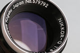 Nikon F Bellows Focusing Attachment Model III + Nikkor-Q 135mm F/4 Lens #59872L4