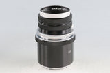 Nikon F Bellows Focusing Attachment Model III + Nikkor-Q 135mm F/4 Lens #59872L4