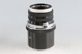 Nikon F Bellows Focusing Attachment Model III + Nikkor-Q 135mm F/4 Lens #59872L4