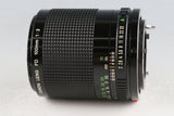 Canon FD 100mm F/2 Lens #59878F4