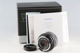 Voigtlander Color-Skopar 35mm F/2.5 P II Lens for Leica M With Box #59901L7