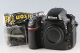 Nikon D800 Digital SLR Camera *Shutter Count:117194 #60023E2
