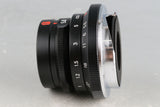7Artisans M28mm F/5.6 Black Lens for Leica M With Box #60042L7