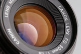 Canon AE-1 Program + FD 50mm F/1.8 Lens #60091D3