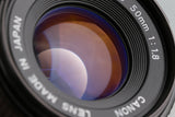 Canon A-1 + FD 50mm F/1.8 Lens #60102D3