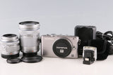 Olympus PEN Lite E-PL3 + M.Zuiko Digital ED 14-42mm F/3.5-5.6 II R + ED 40-150mm F/4-5.6 R + FL-LM1 With Box #60116L6