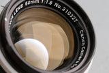 Canon Model 7 + 50mm F/1.8 Lens #60118D3