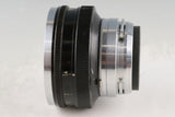 Nikon Nippon Kogaku Nikkor-S 50mm F/1.4 Lens for Nikon S #60189A4