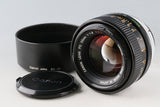 Canon FD 55mm F/1.2 S.S.C. Lens #60253F4