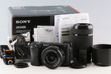 Sony α6400 + E PZ 16-50mm F/3.5-5.6 OSS + E 55-210 F/4.5-6.3 OSS Lens *Japanese version only* With Box #60335L2