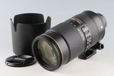 Nikon AF-S Nikkor 80-400mm F/4.5-5.6 G ED VR Lens #60408F6