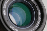 ZENIT 412 DX 35mm SLR Film Camera + MC Zenitar-M2s 50mm F/2 Lens #60490G42