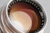 Leica Leitz Summilux 50mm F/1.4 for Leica M #60498T