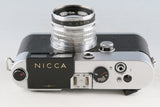 Nicca IIIL 35mm Rangefinder Film Camera + Nikkor-H 50mm F/2 Lens #60561D2