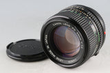Canon FD 50mm F/1.4 Lens #60596F5